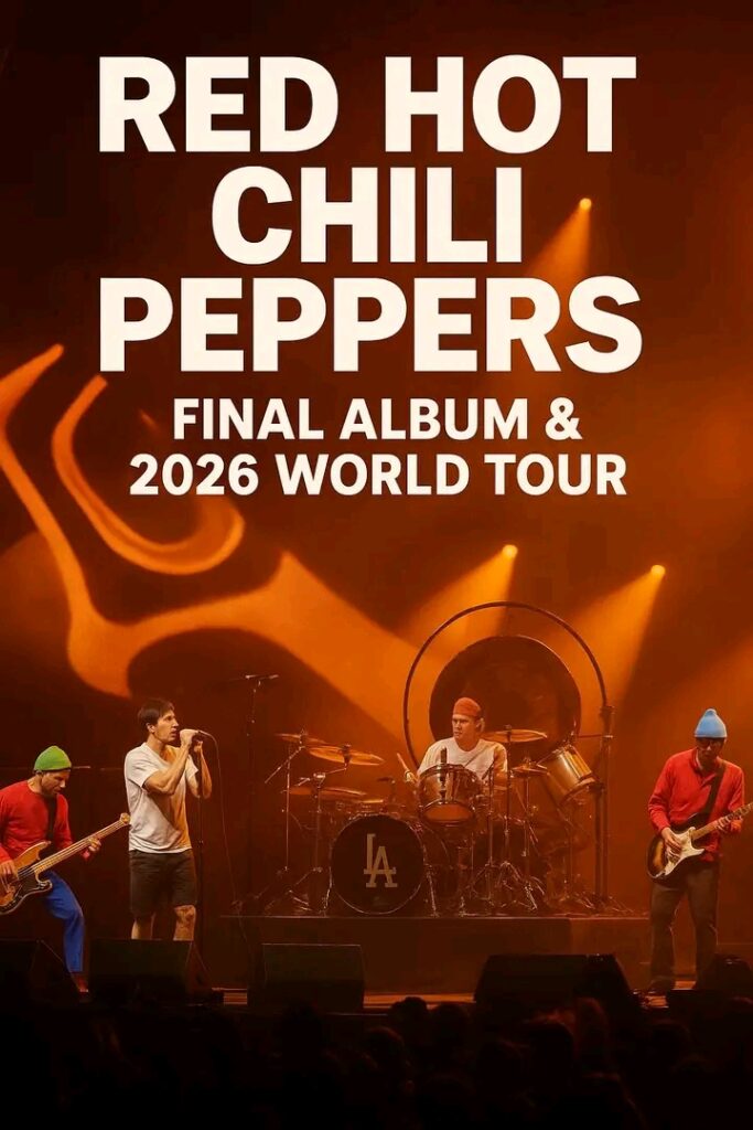 Red Hot Chili Peppers Bid Farewell With Final Album & 2026 World Tour — Dates and Cities Revealed…—
