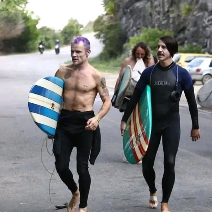 Surf’s Up! Rock Legends Hit the Waves for an Epic Day of Sun, Sea, and Sound-Watch Here