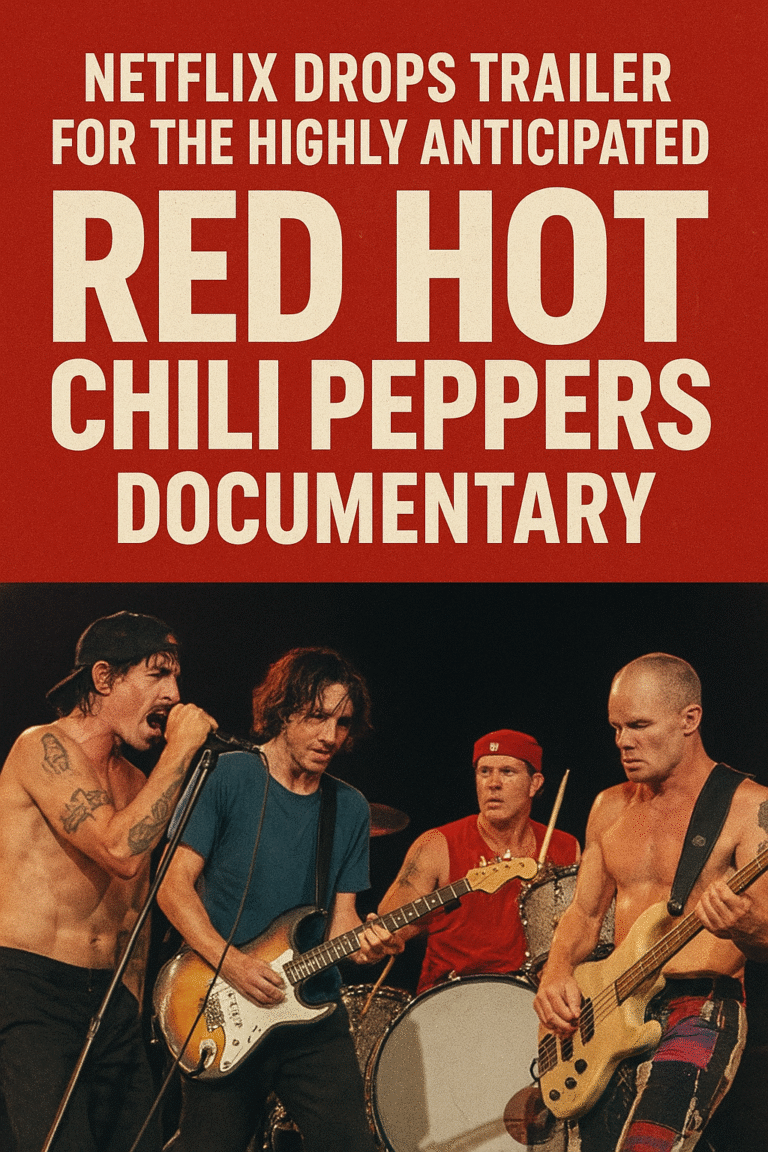 Netflix Drops Trailer for the Highly Anticipated Red Hot Chili Peppers Documentary –