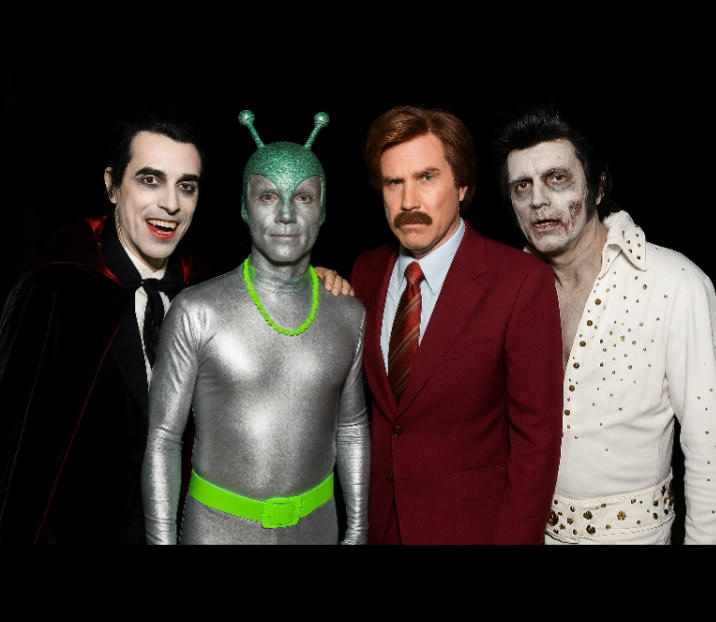 Red Hot Chili Peppers and Foo Fighters have few of the stars who have been showcasing a mixture of elaborate, impressive and downright hilarious Halloween outfits-